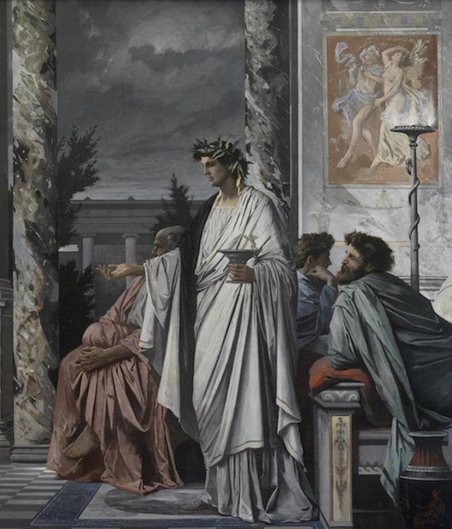 Painting of Plato's Symposium