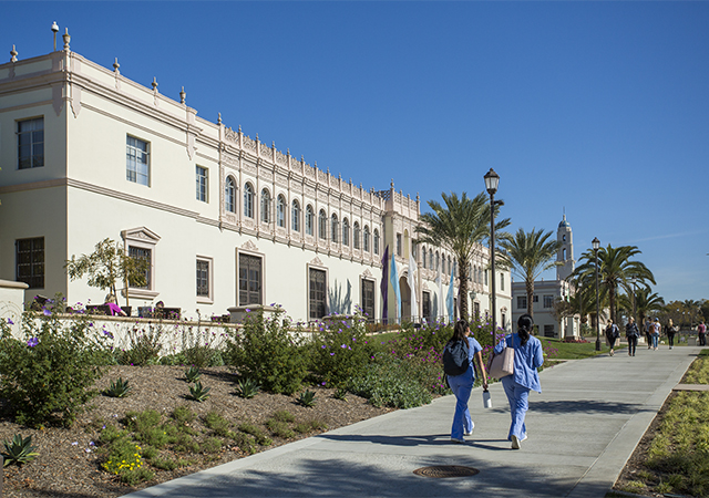 Camino Hall, pictured, and Founders Hall, will be renovated starting June 1 as part of USD's Renaissance Plan.
