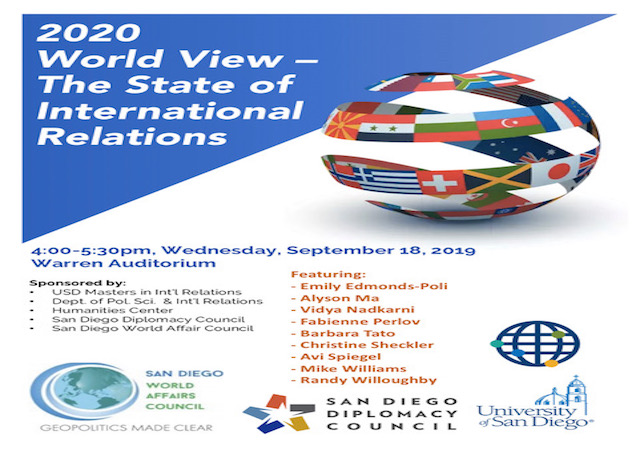 2020 World View - The State of International Relations Flyer