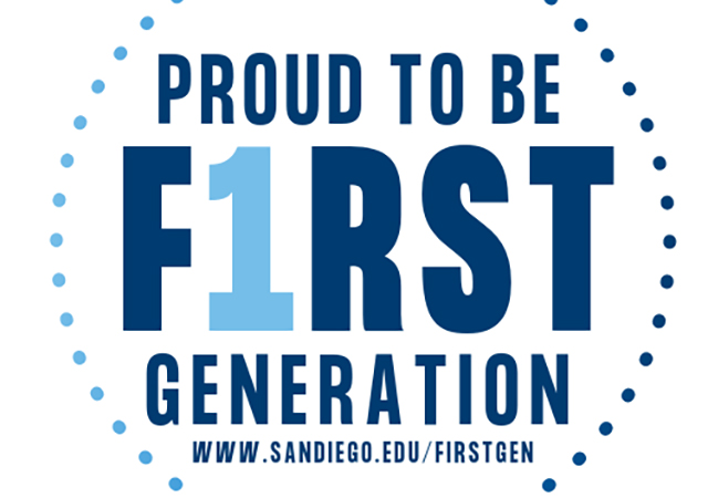 First Generation students at USD