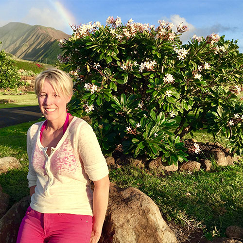 Michelle Moore, USD alumni and Co-founder of Zemax, now-turned horticulturalist in Hawaii