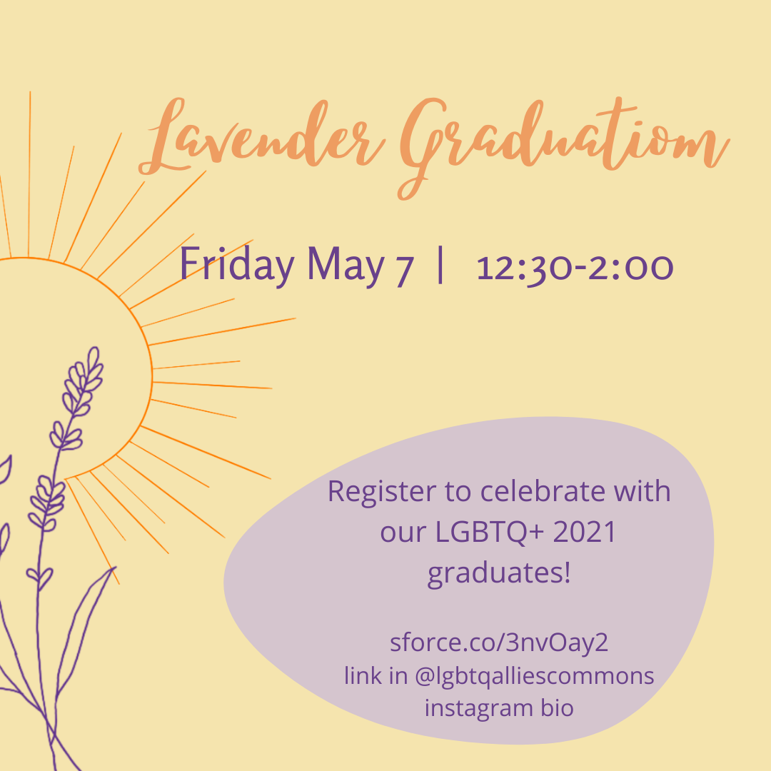 Join us for a virtual celebration to honor our LGBTQIA+ graduates at USD!