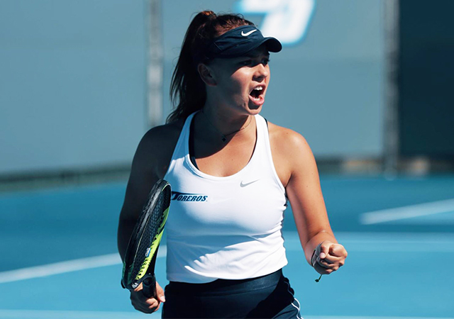 Maria Tyrina, USD women's tennis