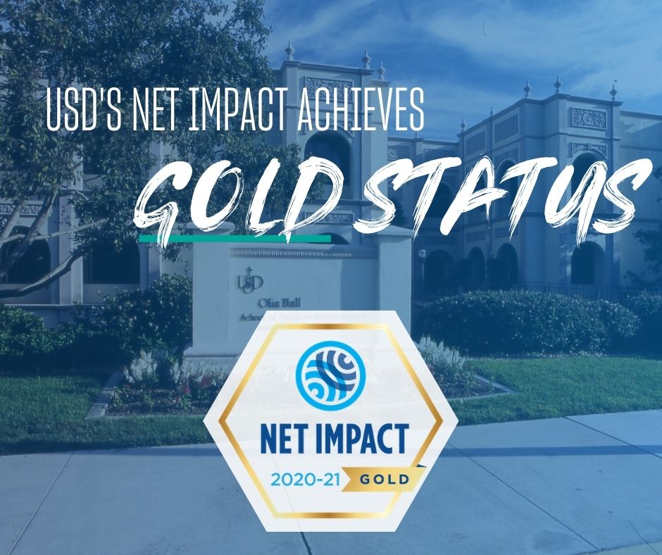 USD's Net Impact Achieves Gold Status