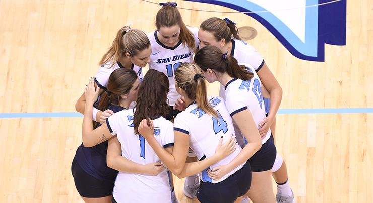 USD volleyball group shot