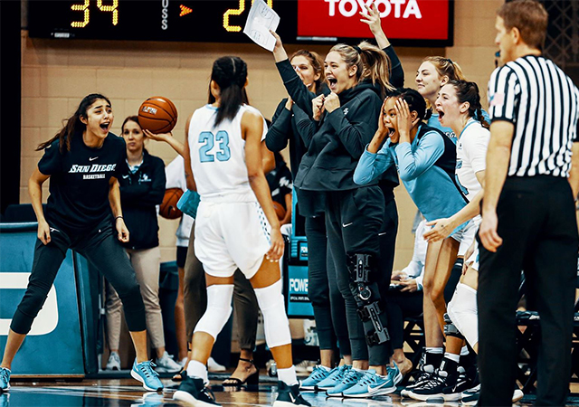 The USD women's basketball team is now riding a four-game win streak in WCC play. The team won two close games this past week.