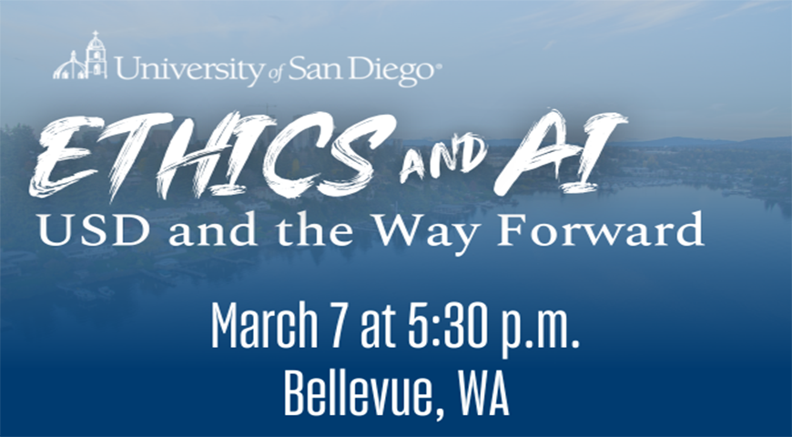 Law Events Calendar - Ethics and AI: USD and the Way Forward - University  of San Diego