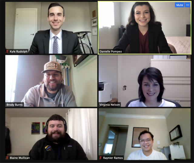 USD School of Law Client Advocacy Team with their coaches