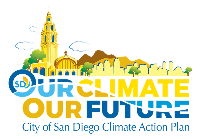 (logo) Our Climate Our Future City of San Diego Climate Action Plan