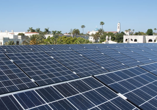 Solar Panels on USD Roof