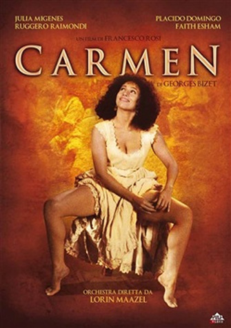 DVD cover of the Rosi film Carmen