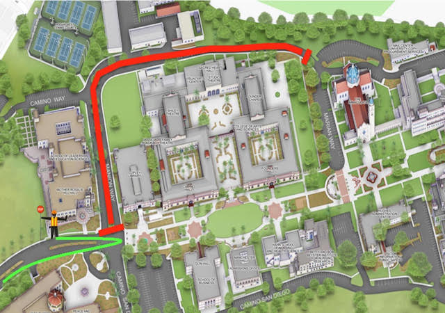 Manion Way road closure map