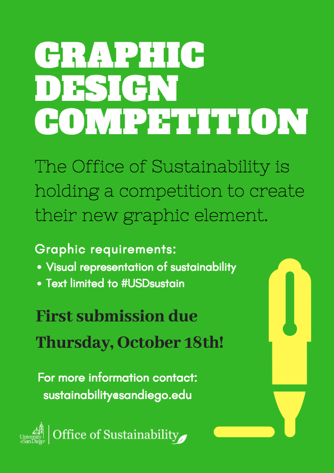 Graphic Design Competition: Office of Sustainability