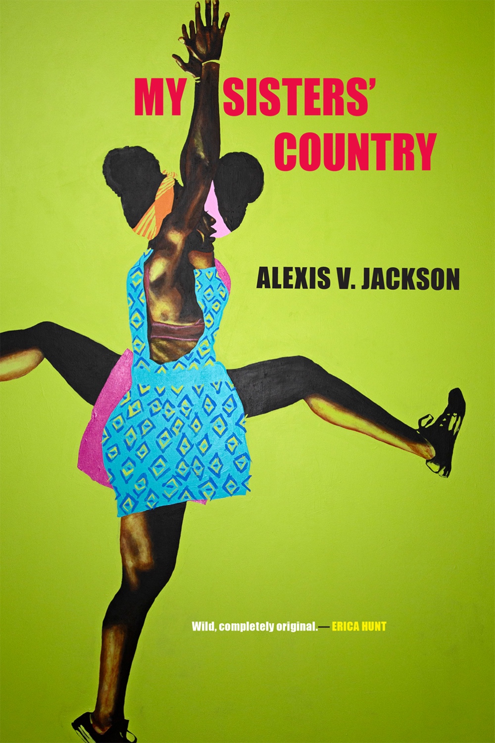 book jacket with green background and two black women standing shoulder to shoulder and clapping