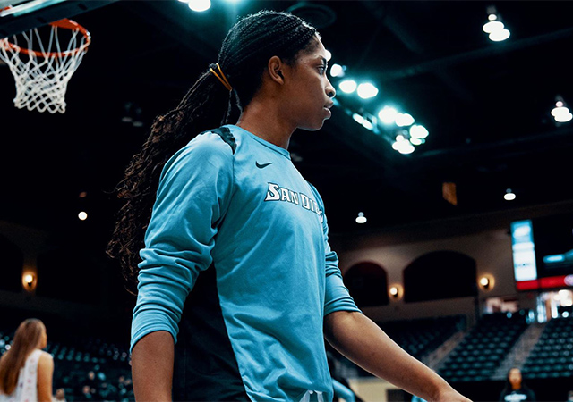 Myah Pace reflects on the USD women's basketball team season in 2019-20