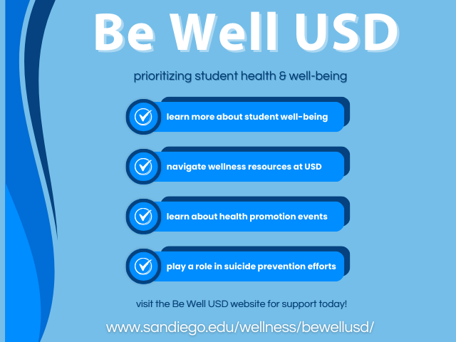 Be Well USD website launch