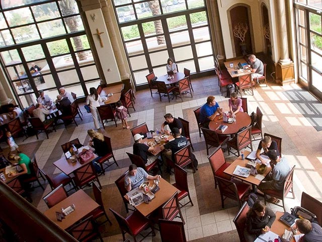 The student life pavilion on the usd campus
